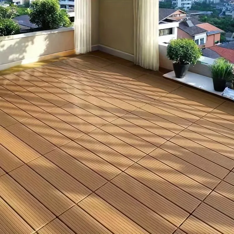 11pcs Outdoor Flooring Interlocking Deck Tiles