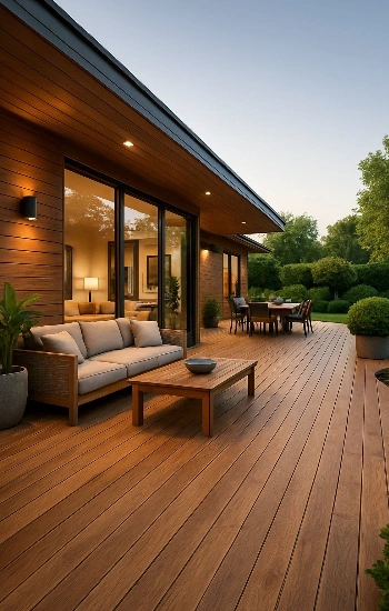 Custom-Made Wooden Flooring For Outer Areas