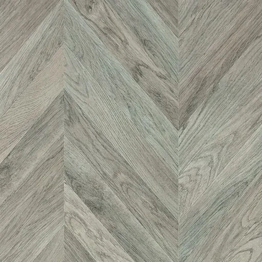 Grey Chevron Wooden Parquet Flooring