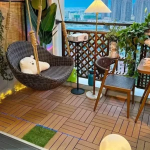Outdoor Flooring Resin Plastic Wood Tile