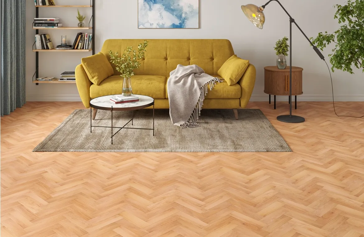 Painswick Paradise Engineered Oak Herringbone Flooringq