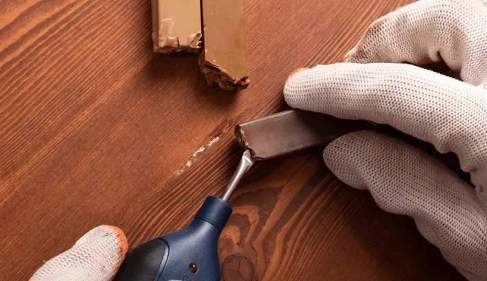 Wood Floor Scratch Repairs